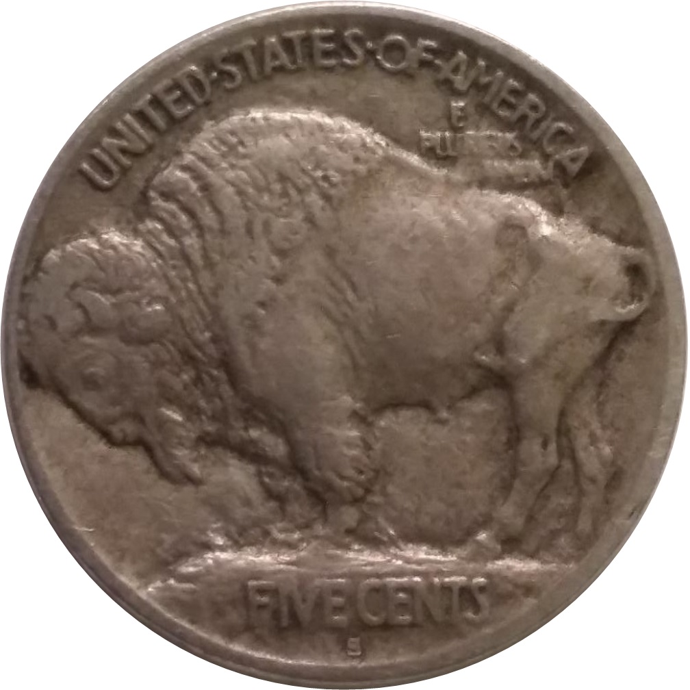1913-S-T1-5c-Buffalo-Nickel